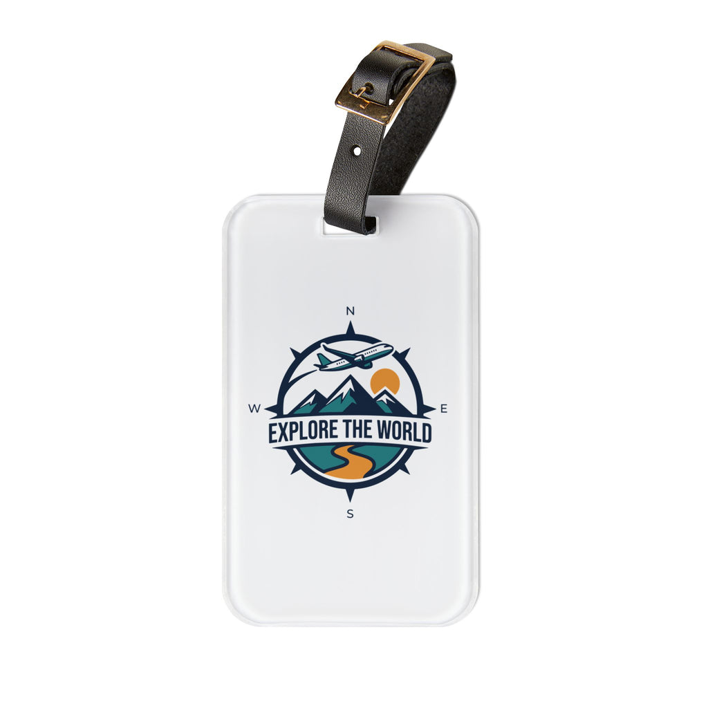 'Explore The World' Luggage Tag