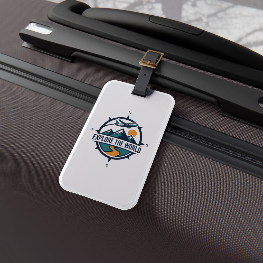 'Explore The World' Luggage Tag