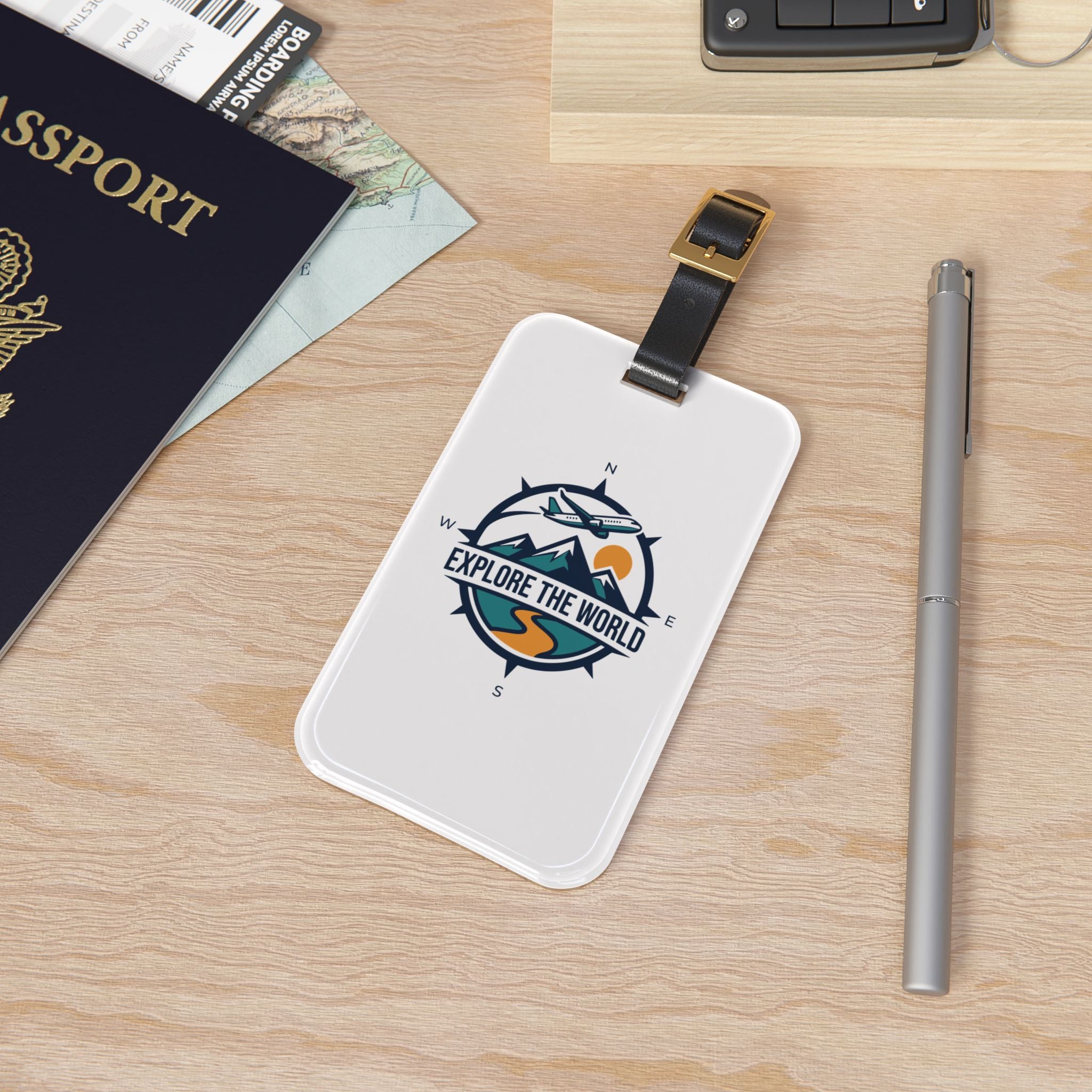 'Explore The World' Luggage Tag